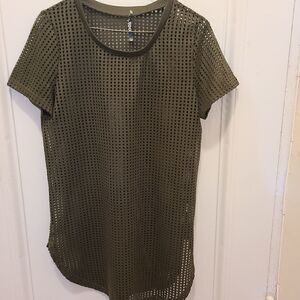 Knit green top size M